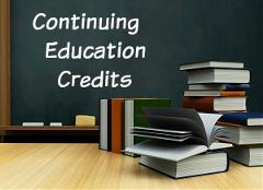 Continuing education credits Continuing education credits