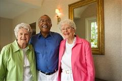 Seniors smiling